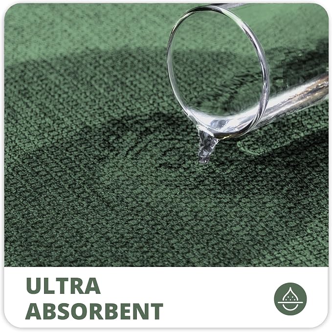 Bath Mat, Ultra Thin Bathroom Runner Rugs, Large Bath Mats - Image 3