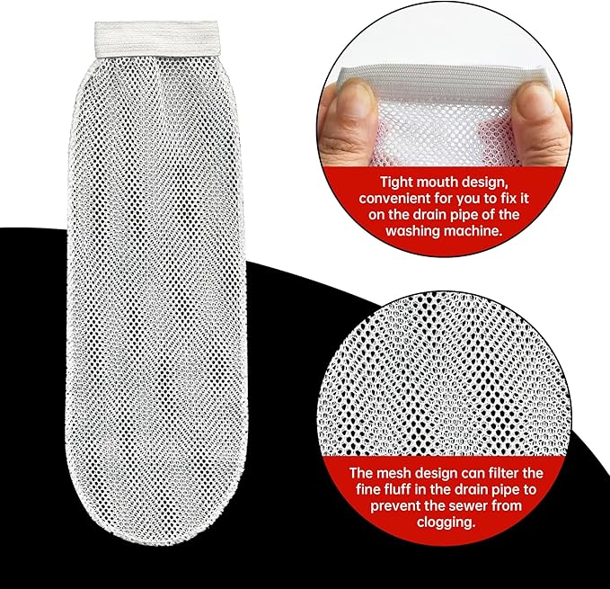 32-Piece Lint Trap and Cable Ties Set - Image 3