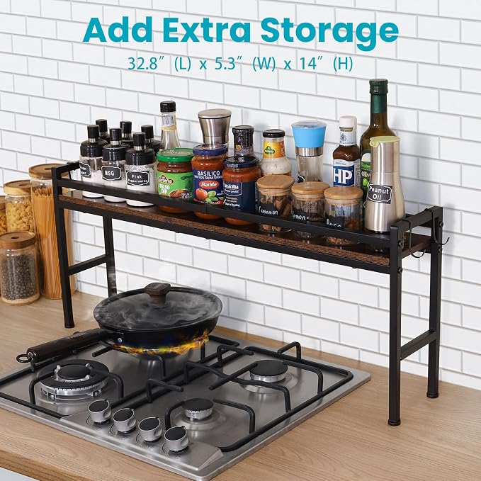 Spice Rack Shelf for Kitchen Stove，Stove Top Shelf - Image 6