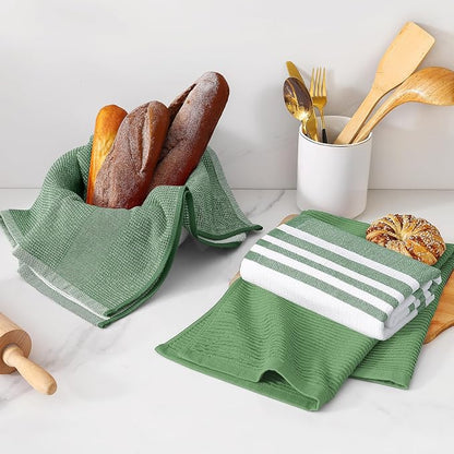 Homaxy Premium Kitchen Towels, Large Cotton 380 GSM Kitchen Hand Towels - Image 6