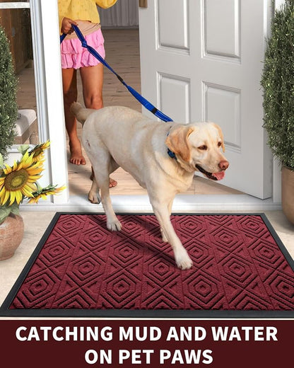 Yimobra Door Mat, Outdoor Indoor Entrance Welcome Mat, Heavy Entry Front Door - Image 5