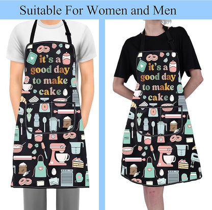 FUSTMW Cake Maker Gifts for Baker Kitchen Baking Apron - Image 4