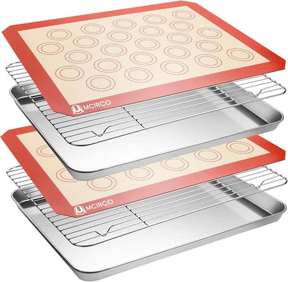 Stainless Steel Baking Sheet Tray Cooling Rack by MMCIRCO