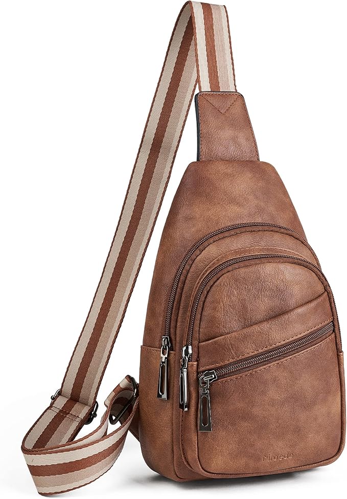 Sling Bag Crossbody Bags for Women Small Cross Body Bag Fanny Packs Chest Sling Purse for Daily Travel Leisure Sport