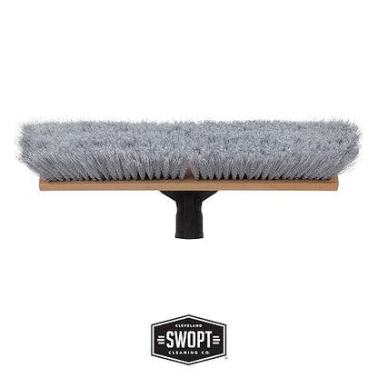 SWOPT 18” Premium Multi-Surface Push Broom Head — Indoor and Outdoor Push Broom - Image 4