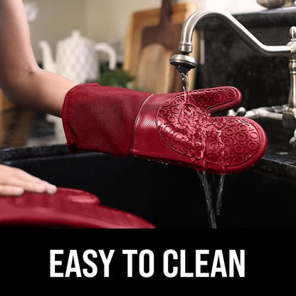 BPA-Free Silicone Oven Mitts Ultra Heat Resistant up to 500°F - Image 6