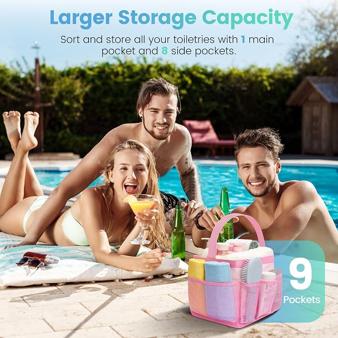 Shower Caddy Portable for College Dorm Room Essentials for Girls - Image 2