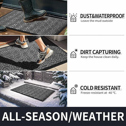 Yimobra Large Door Mat Outside Entrance 47x32, Waterproof Heavy Duty Outdoor - Image 5