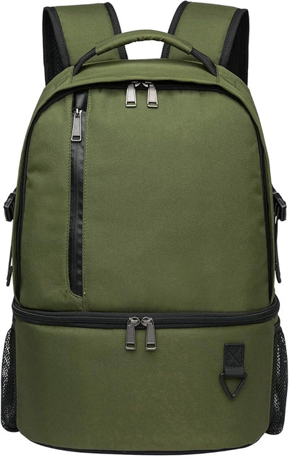 TUGUAN Insulated Cooler Backpack 38 Cans Double Deck Leakproof Lightweight Soft Lunch Backpack Small Cooler Bag Beach Picnic