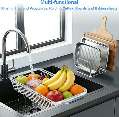 Dish Drying Rack Over The Sink, Stainless Steel Dish Racks - Image 8