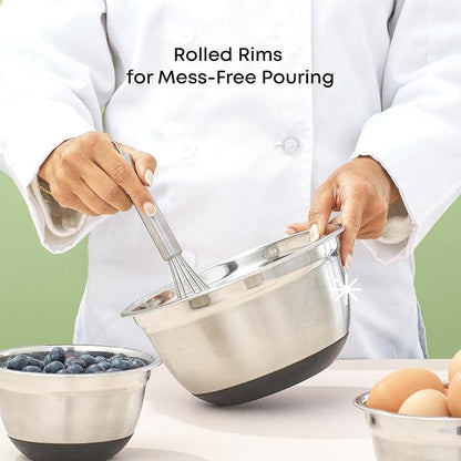 JoyJolt Stainless Steel Mixing Bowls - Image 5