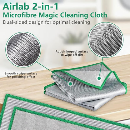 Glass Polishing Cloth Streak Free Miracle Cleaning Cloth Lint Free Microfiber - Image 4