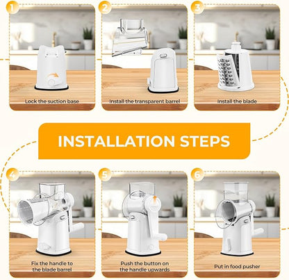 7 IN 1 Upgraded Rotary Cheese Grater - Image 3