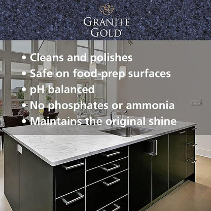Granite Gold Quartz Clean & Shine Streak-Free Cleaner Deeps Cleans and Polishes - Image 4