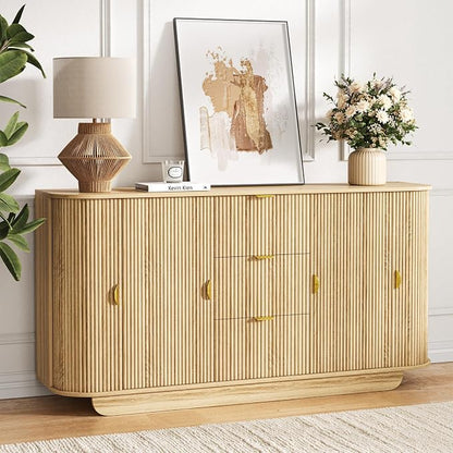 63" Tambour Dresser for Bedroom by Unknown