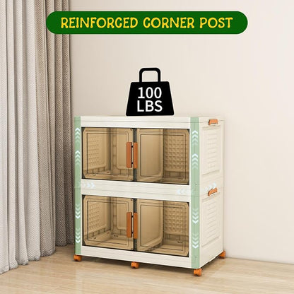 2 Tier Extra Large Stackable Storage Bins - Image 5