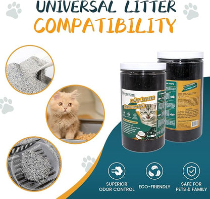 Cat Litter Deodorizer 2.4Lb Activated Carbon Litter Box Odor Eliminator - Image 3