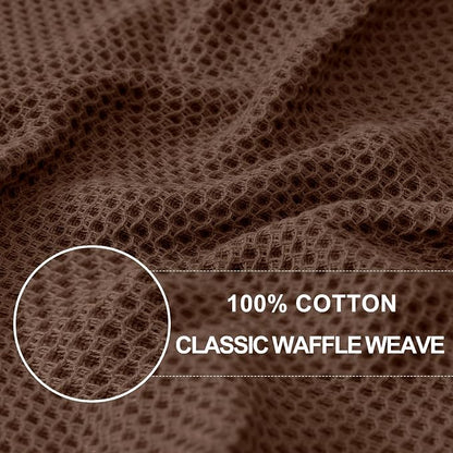 Homaxy 100% Cotton Waffle Weave Kitchen Dish Cloths, Ultra Soft Absorbent Quick - Image 2