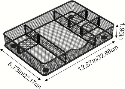 VyGrow Desk Drawer Organizer Tray, Metal Mesh Drawer Organizers Office - Image 4