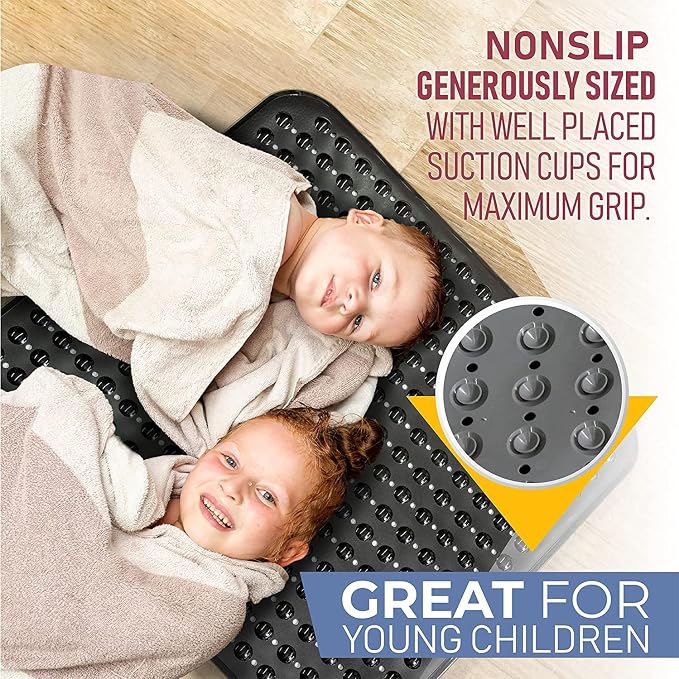 ENKOSI Extra Large Square Non Slip Shower Mat - Image 6