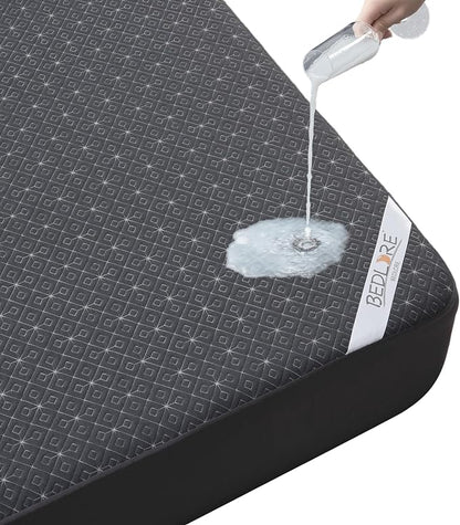 BEDLORE Full Size Mattress Protector, Waterproof Noiseless Mattress Cover - Image 9