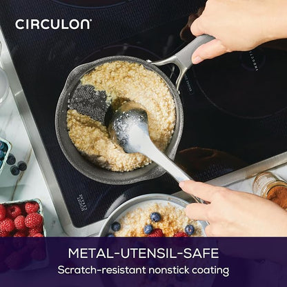 Circulon A1 Series w/ScratchDefense Nonstick Induction Straining 2qt SaucePan - Image 4