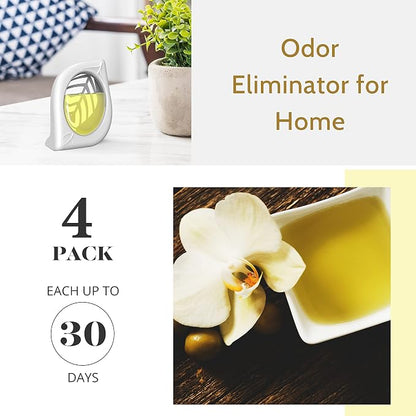 Air Freshener for Home, 4 Pack, Odor Eliminator for Small Area Closets Bathroom - Image 4