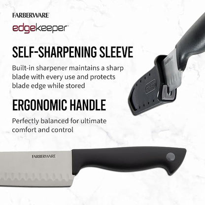 Farberware Edgekeeper 5-Inch Santoku Knife - Image 4