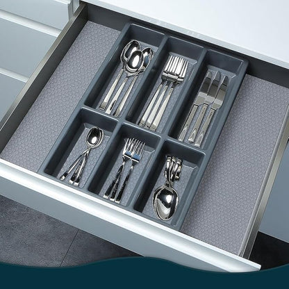 Shelf Liners for Kitchen Cabinets Non-Adhesive & Washable, Non Slip Cabinet - Image 4