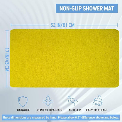 Non-Slip Bathtub Mat, Anti Slip Shower Mat, Fast Drying Bathtub Mats, Foot - Image 2