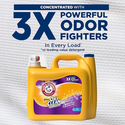Arm & Hammer Plus OxiClean Odor Blasters Fresh Burst, 160 Loads Liquid Laundry - Image 6
