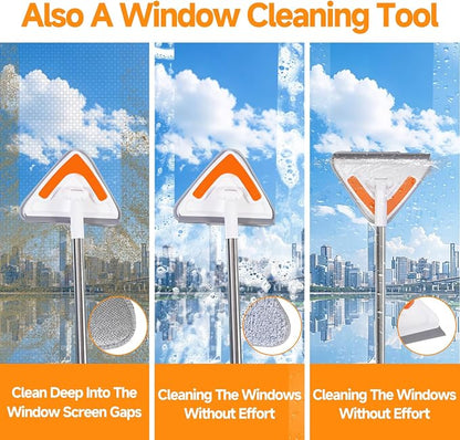 Wall Mop Cleaner with Long Handle, 94” Multipurpose Wall Duster, Ceiling Mop - Image 4