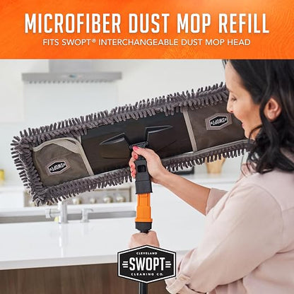 SWOPT 24” Microfiber Dust Mop Refill – Microfiber Cleaning Pads - Image 5