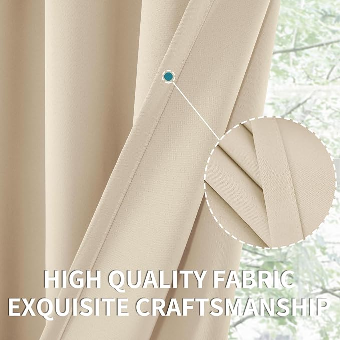 BGment Short Blackout Curtains for Bedroom 40 Inches Long - Image 6