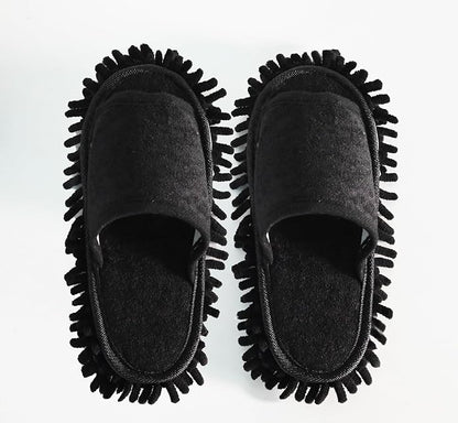 Women's Microfiber Floor Cleaning Mop Slippers - Image 2