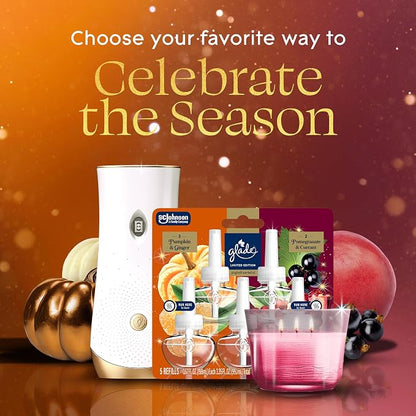 Glade PlugIns Refills Air Freshener, Pumpkin & Ginger and Pomegranate & Currant - Image 7