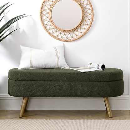 Furnimart 43.5" Queen Size Storage Bedroom Bench - Image 4