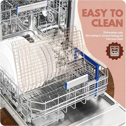 2 PCS Cooling Racks for Cooking and Baking, 15x10 Inches Stainless Steel - Image 5