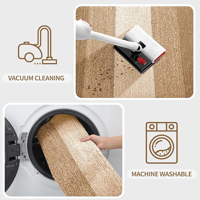 Kitinjoy Indoor Outdoor Door Mat, 32x20 Non-Slip Absorbent Dirt Trapper - Image 5