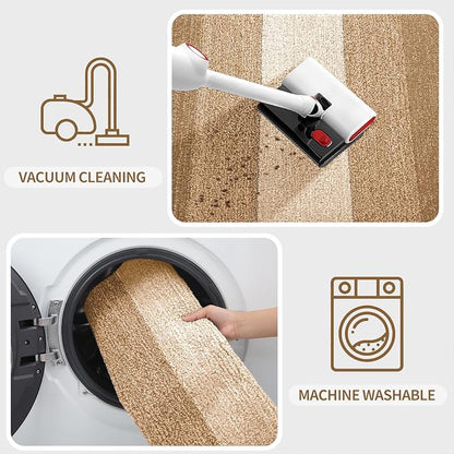 Kitinjoy Indoor Outdoor Door Mat, 32x20 Non-Slip Absorbent Dirt Trapper - Image 5