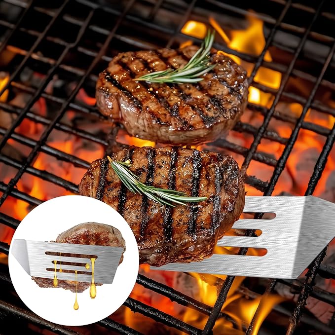 Stainless Steel Spatula Set, Metal Spatula - Image 5