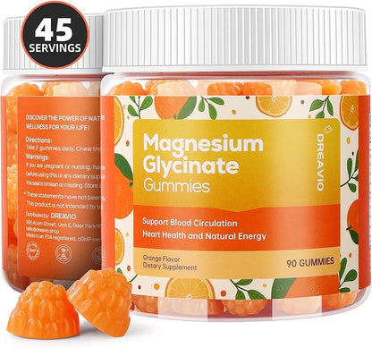 90 Count Magnesium Glycinate Gummies 400mg w/Ashwagandha Supplement - Image 7