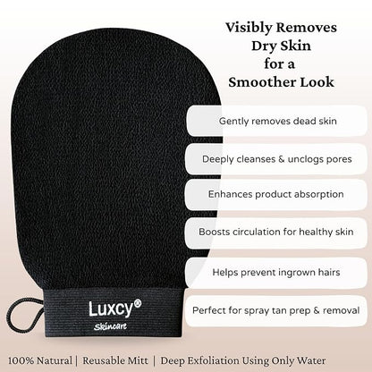 Premium Korean Exfoliating Mitt & Body Scrubber Glove, Viscose Fiber Dead Skin - Image 3