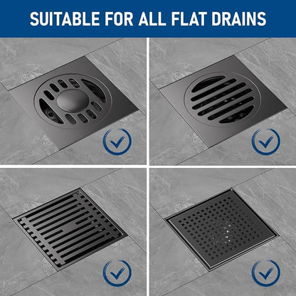 Disposable Hair Catcher Shower Drain Mesh Stickers, Hair Catchers - Image 4