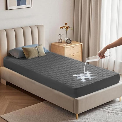 BEDLORE Waterproof Mattress Protector, Noiseless Twin Size Mattress Pad by Bedlore