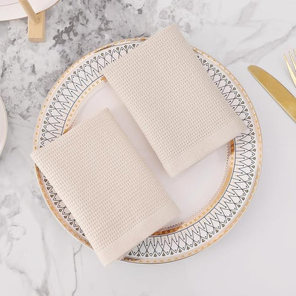 Homaxy 100% Cotton Waffle Weave Dish Cloths - Image 8