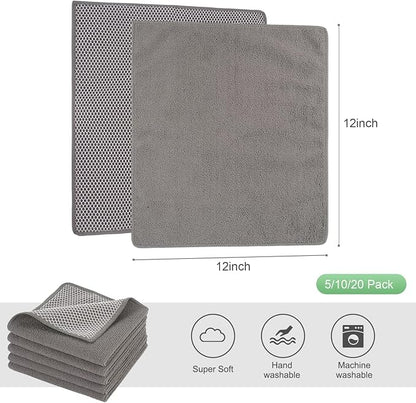 SINLAND Absorbent Microfiber Dish Cloths - Image 2
