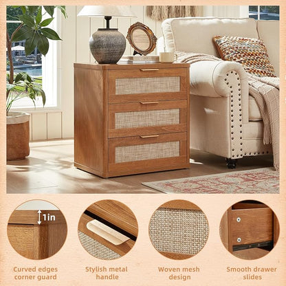 LEYAOYAO Rattan Night Stand - Image 6