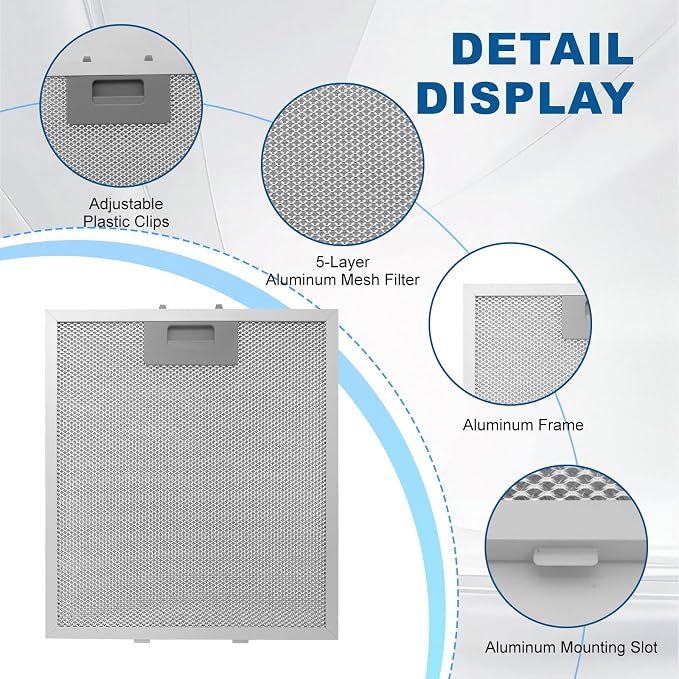 2-Pack W10169961A Range Hood Filter 10.5" X 12" - Image 2