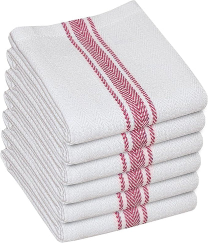 WHITEWRAP Kitchen Dish Towels for Kitchen, Highly Absorbent for Drying and by WHITEWRAP